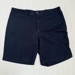 J Crew Stretch Chino Shorts 7" Navy Blue‎ Mens Size 34 F1.2
